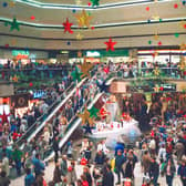 Christmas season in Queensgate in the 1980s