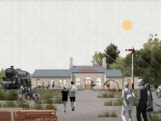 Artist impressions of what the newly re-built works will look like at Nene Valley Railway (image: Nene Valley Railways)