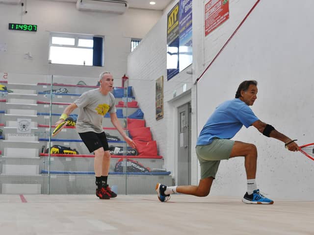 Racquetball action from the National Series tournament at Bretton Gate. Photo: David Lowndes.