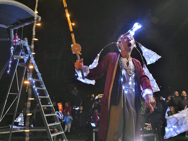 Light Up Eye lantern parade
