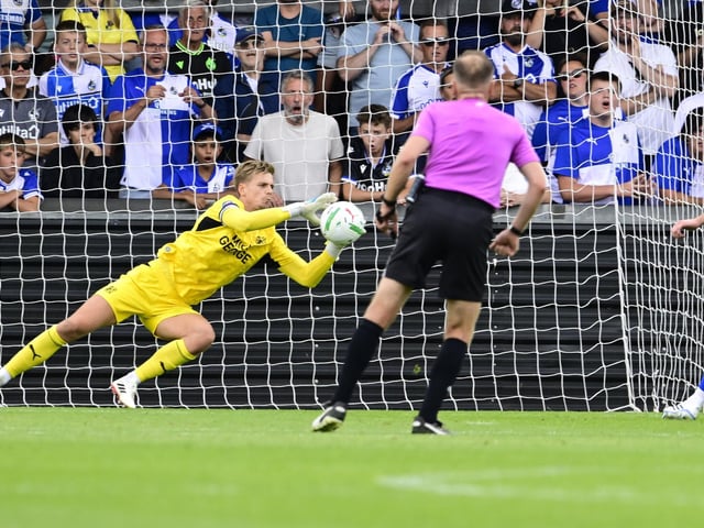 The goalkeeper needs to sharpen up. No matter what happens tomorrow, I'd play Collin Ndeng Ndi in the FA Cup tie against Reading on November 7 and the Jersey Mike's Trophy match at Luton on November 17.