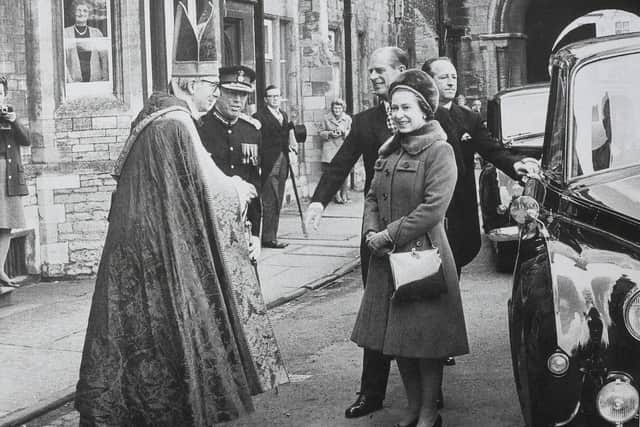 Queen Elizabeth II in Peterborough