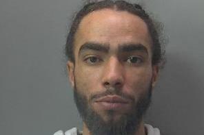 Jayden Timbrell (24) of De Havilland Avenue, Shortstown, Bedford, was sentenced to three years in prison after pleading guilty to possession with intent to supply class A and cannabis, possession of a bladed article, driving while disqualified and driving without insurance.
