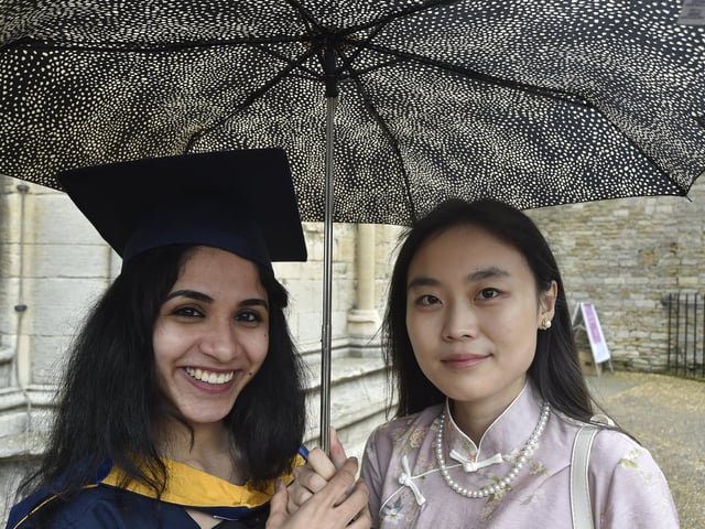 The ceremony took place at Peterborough Cathedral