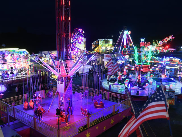 There is a variety of rides on offer
