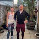 Andrew Flatters and daughter Katie will be running the 2024 London Marathon to raise money for cot death charity, The Lullaby Trust
