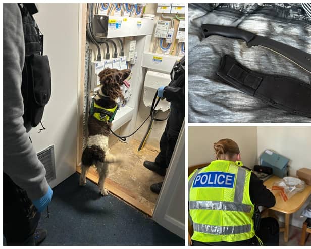 Police carried out the operation this week, making multiple arrests and seizing a range of items