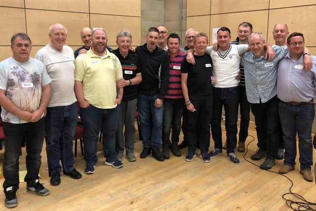 Men United in Song 2024, supporting Prostate Cancer UK.