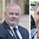 Peterborough City Council leader Wayne Fitzgerald (left) has once again scuppered transport plans championed by Cambridgeshire and Peterborough Combined Authority mayor Dr Nik Johnson (right)