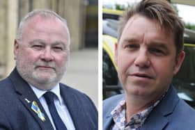 Peterborough City Council leader Wayne Fitzgerald (left) has once again scuppered transport plans championed by Cambridgeshire and Peterborough Combined Authority mayor Dr Nik Johnson (right)