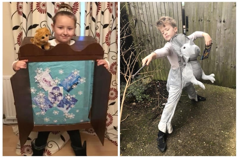 This award-winning, Narnia-inspired creation from proud mum Caron Hodgson really blew us away; as did nine-year-old Edward's outing as a magical dinosaur called 'Astrosaurus.'