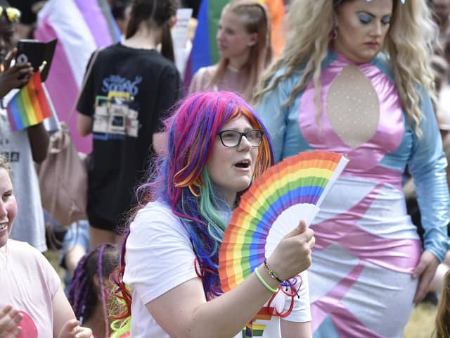 The Pride event at the Green Back Yard in 2023