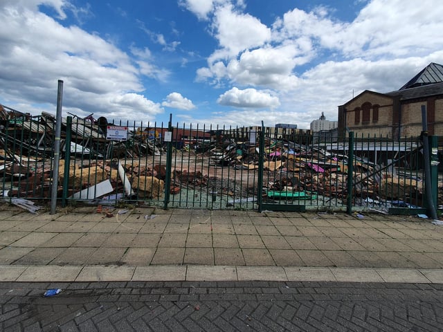 The demolition of Peterborough market has now been completed.