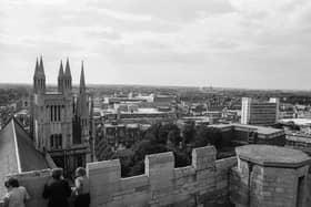 The view from the top of the Cathedral in 1981