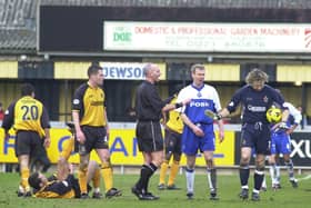 Mike Dean was the referee when Posh last played a Football League match at Cambridge United in December, 2001. The match finished 0-0 at the Abbey Stadium. Photo: Adam Fairborther.