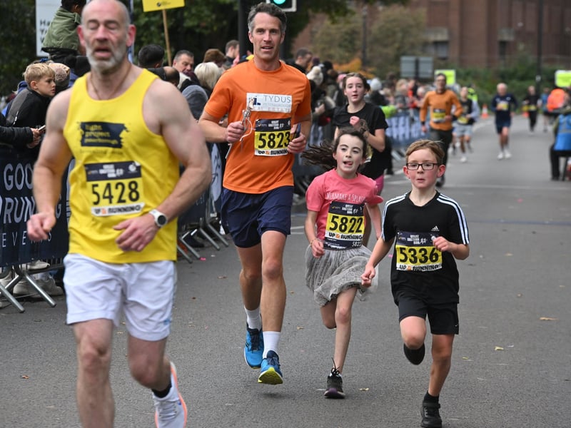 The Fun Run finishers