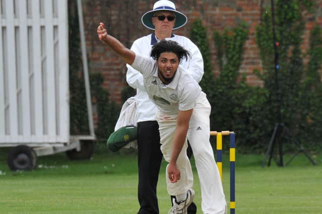 Hayatullah Niazi in action.