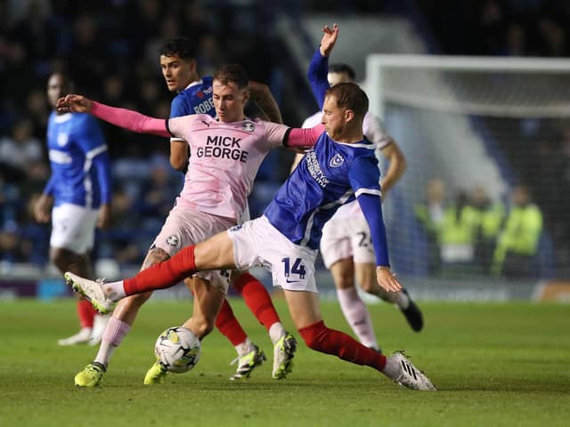 Kai Corbett (pink) scored for Posh Under 21s against Millwall. Photo Joe Dent/theposh.com.