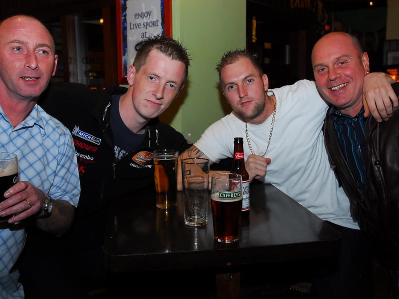 Peterborough night out in November 2008 - enjoying themselves at  O'Neill's, Broadway