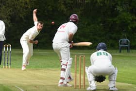 Connor Parnell took a hat-trick for Castor against Uffington 2nds. Photo: David Lowndes.
