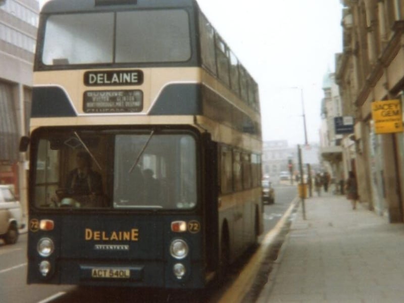 John says that this is 'possibly one of the most photographed buses in the World.' This is a Northern Counties bodied Leyland Atlantean AN68. Brought new in March 1973 she remained in service until December 2000. Preserved by the company she is part of the Delaine Heritage fleet and still runs on open days
