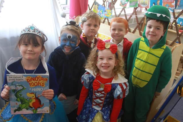 Reception pupils at Market Deeping Community Primary School get into the swing of things!