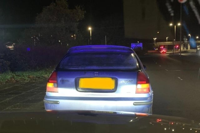 The driver of this vehicle stopped in Peterborough was a provisional licence holder and had no supervising driver or L plates. Driver reported and vehicle seized.
