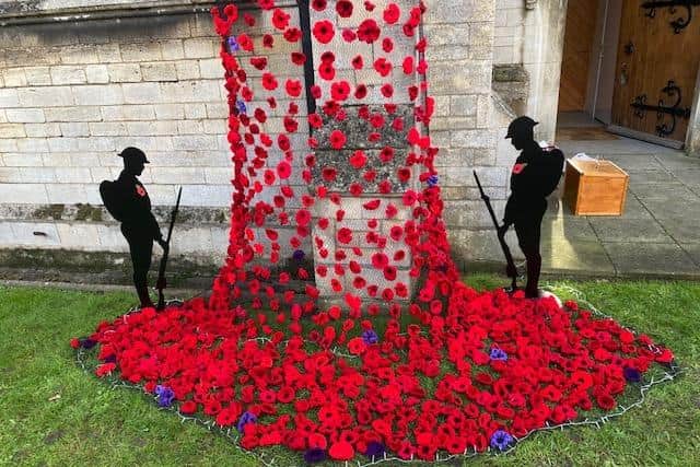 “The symbolism of it, what it represents and what it is - the remembrance and the poppies - people are quite moved by it.”
