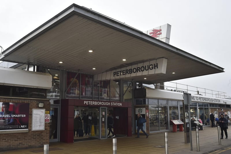 Peterborough Railway Station is a transport hub - and therefore replaces King's Cross Station on our board