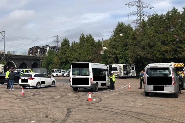 Taxi Defects Four taxis taken off streets after being found to be unsafe - with ...