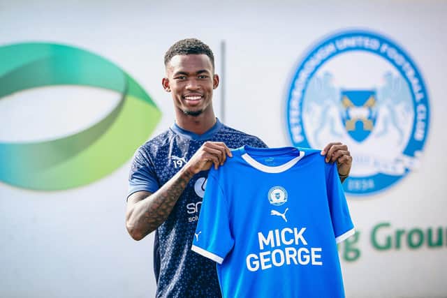 New Peterborough United signing Zak Sturge. Photo: Joe Dent.