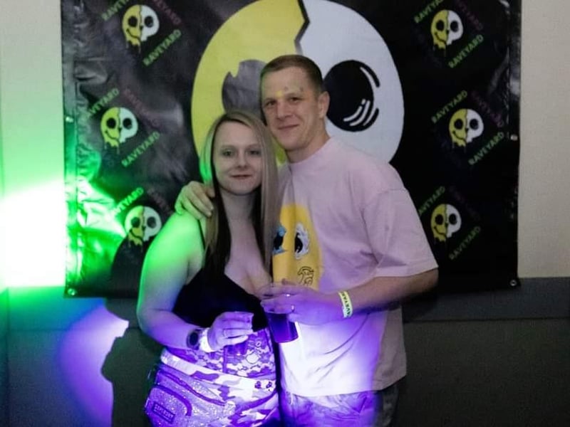Last time out- with Lisa Pin-up at Raveyard in Peterborough