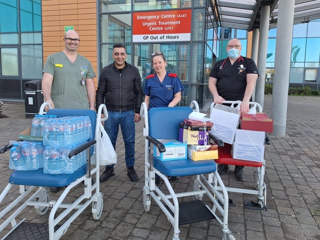 Blenheim Sales and Lettings deliver meals to staff at Peterborough City Hospital