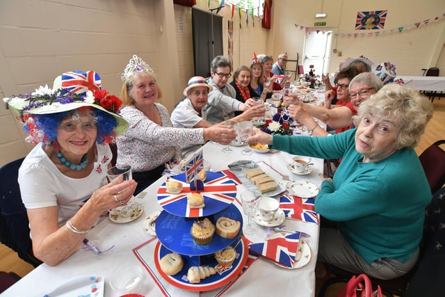 Yaxley Welcome Club Jubilee tea party at Austin Hall.