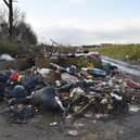 An example of fly-tipping in Peterborough that has gone for years. This was Newborough Road in 2021.