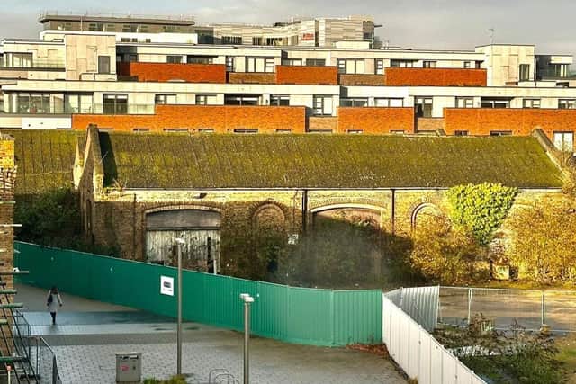The Victorian good shed at Fletton Quays, Peterborough
