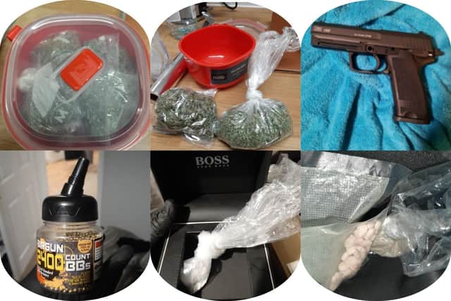 Items seized from the home of Bartlomiej Matysiuk.