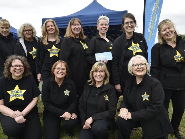The Rock Choir, who gave a performance.