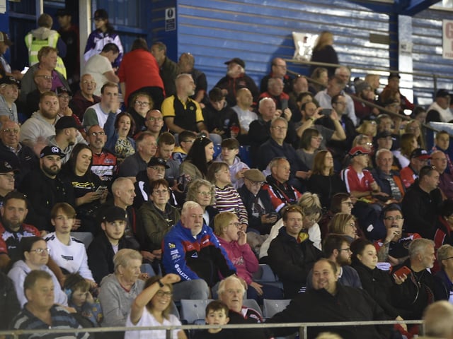 Fans in the stand