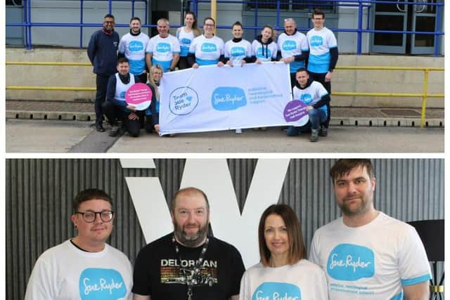 The IKEA CDC team taking on the National Three Peaks in June (top) and the Ideal World TV team climbing Scafell Pike at the weekend (bottom)