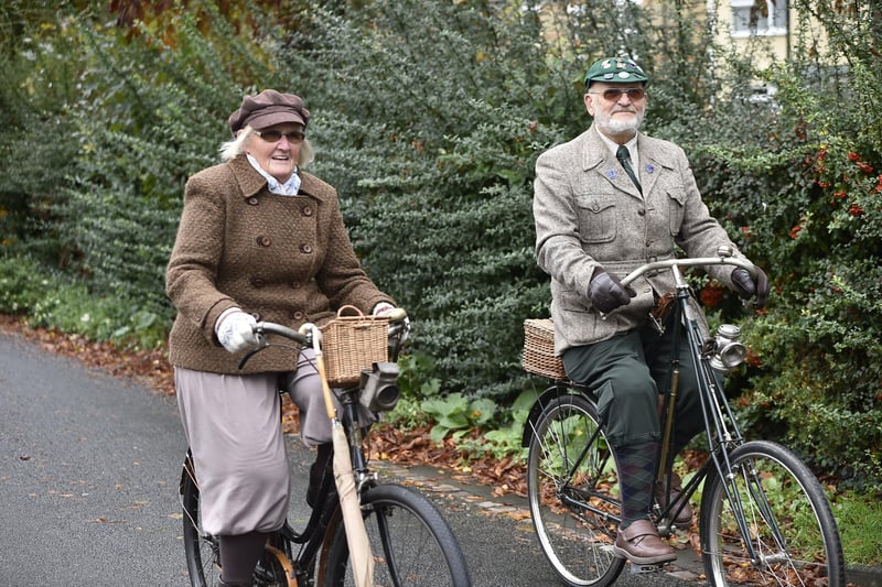 One last ride around Werrington for the members of Peterborough Vintage Cycle Club.