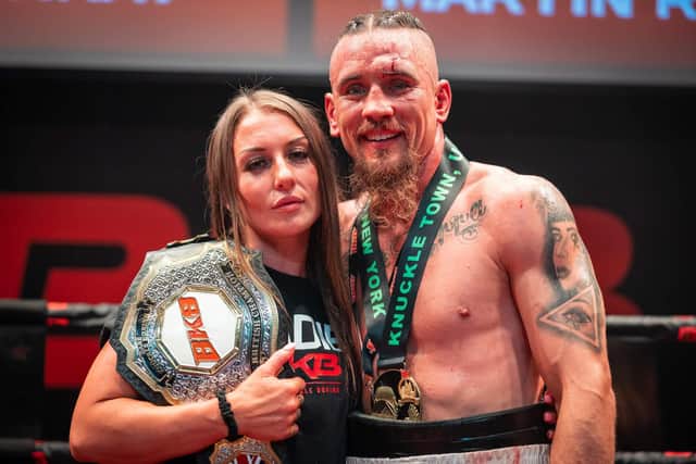 Martin Reffell with fiance Sadie Graver. Photo courtesy of Official BKB