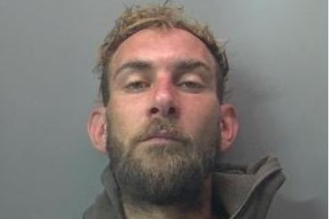 Damian Davies (34) stole a handbag from a woman’s house and then spent money using her bank card. Davies, of no fixed abode, was sentenced to 876 days in prison, having admitted fraud by false representation, and burglary and theft. He was also ordered to pay back £228 to the victim.