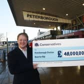 "Enter stage left one of those dummy cheques beloved of charities marking significant donations for the press. One, small snag. The cheque bore the name, not of a charity or other worthy cause, but that of the Conservative party"