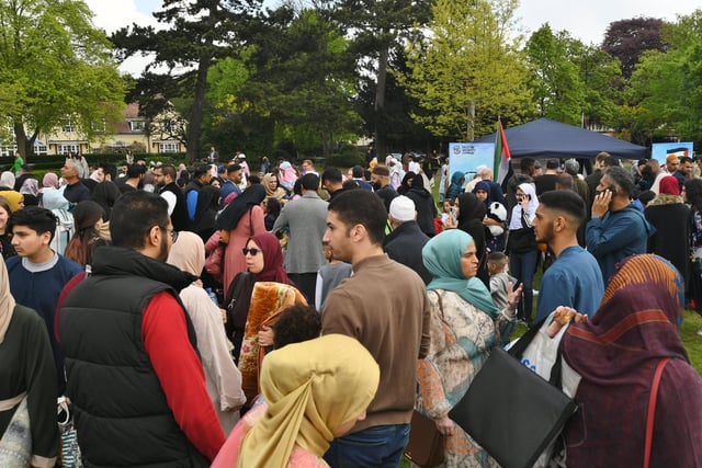 Families gathered to celebrate Eid at Central Park