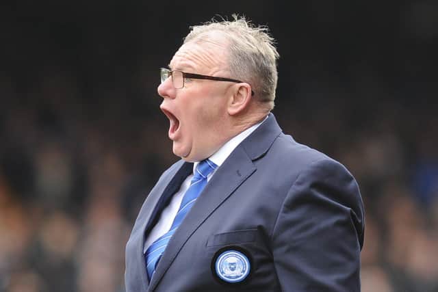 Former Posh boss Steve Evans.