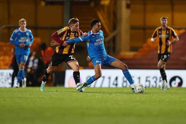 Brandon Khela had a difficult evening against his former side. Photo: Joe Dent.