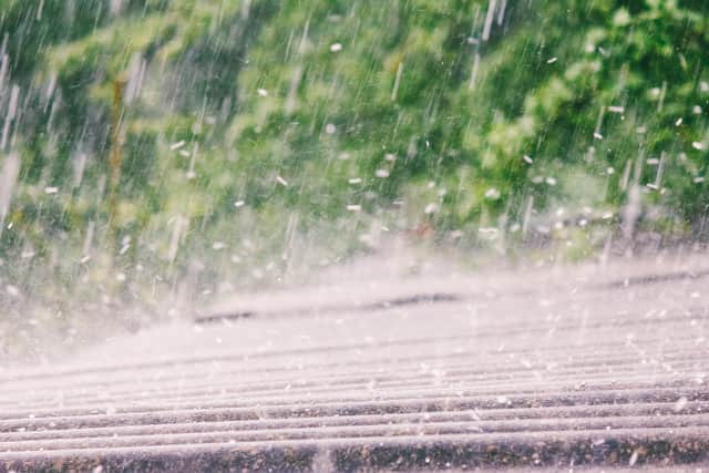 Storms hit Peterborough this morning