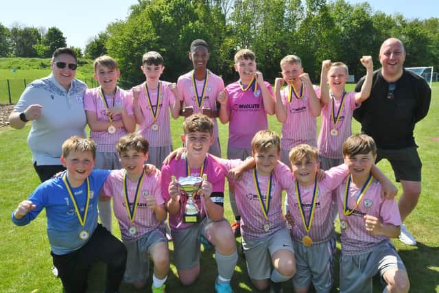 Under 12 Junior Alliance Hereward Cup winners Malborne. Photo' David Lowndes