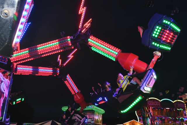 Some of the rides at the fair